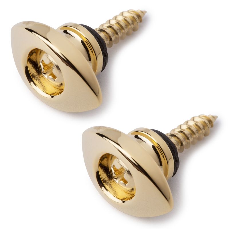 D&#39;Addario Elliptical End Pins, Gold