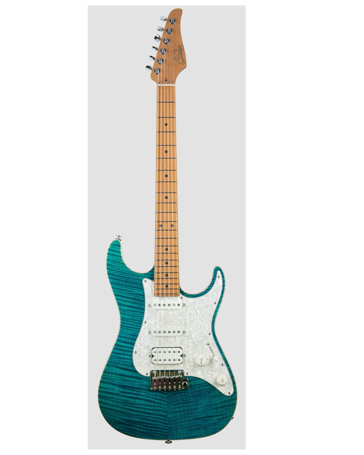 Suhr Standard Plus Bahama Blue Roasted Maple