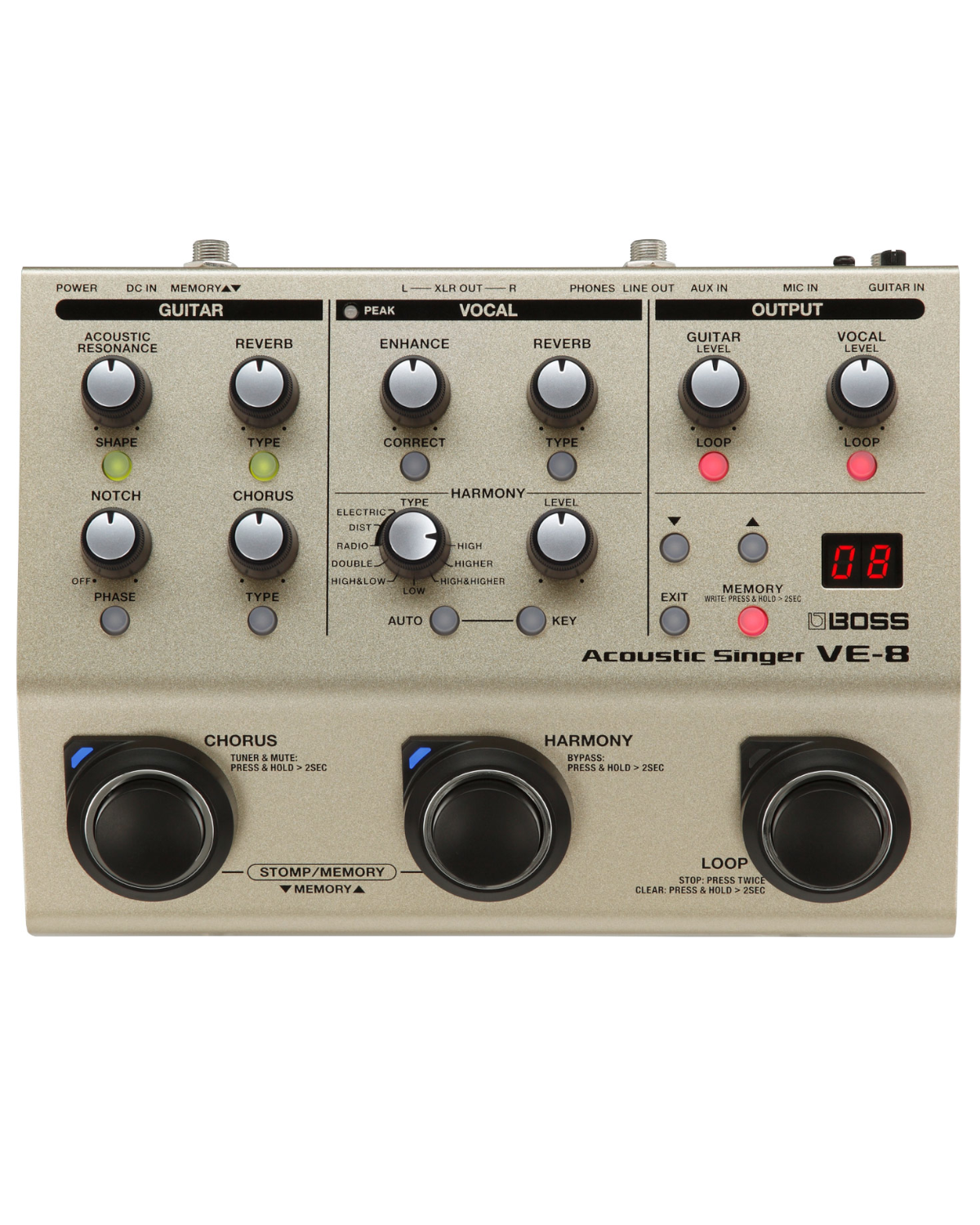 Boss VE-8 Acoustic Singer