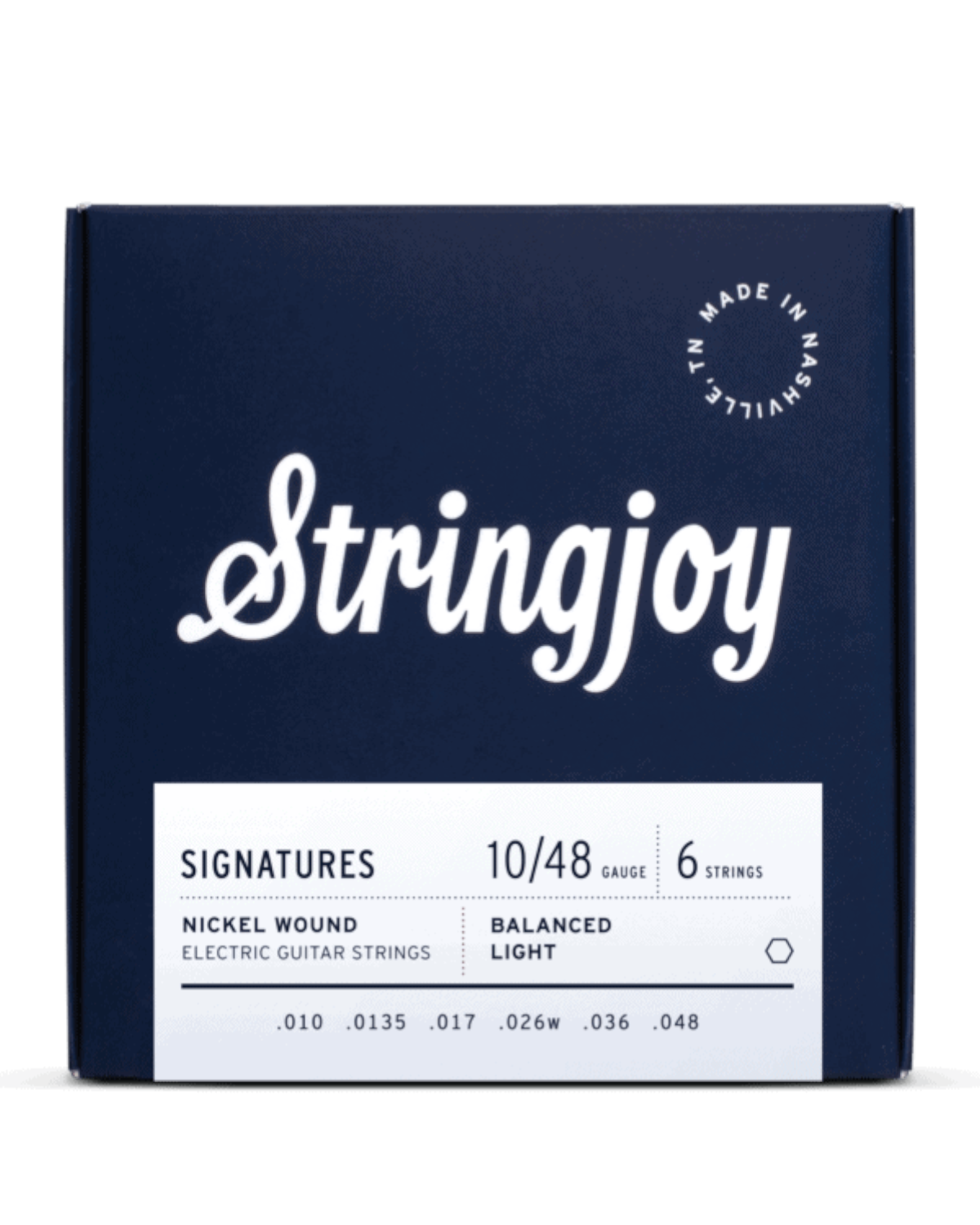 Stringjoy Signatures | Balanced Light Gauge (10-48) Nickel Wound Electric Guitar Strings