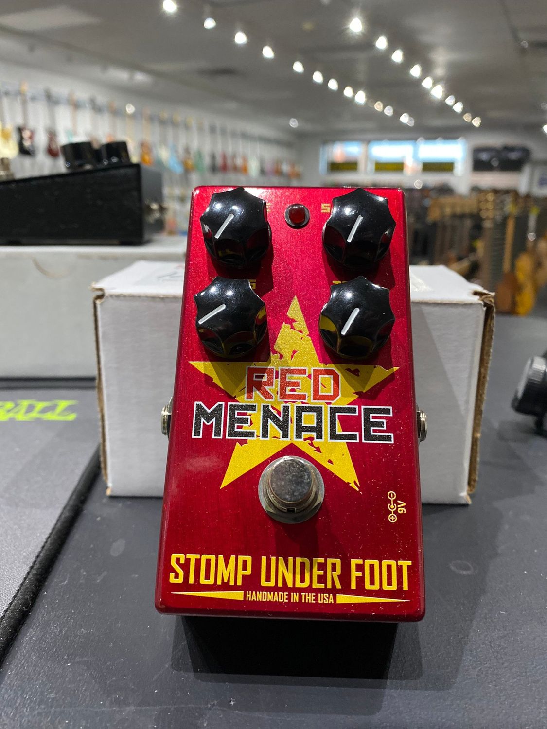Stomp Under Foot Red Menace Pedal