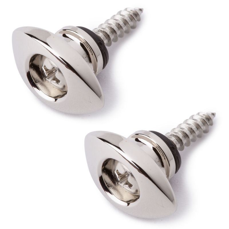D&#39;Addario Elliptical End Pins, Chrome