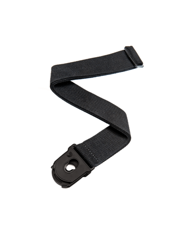 D&#39;Addario Planet Lock Guitar Strap, Cotton, Black