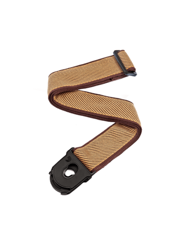 D&#39;Addario Planet Lock Guitar Strap, Tweed