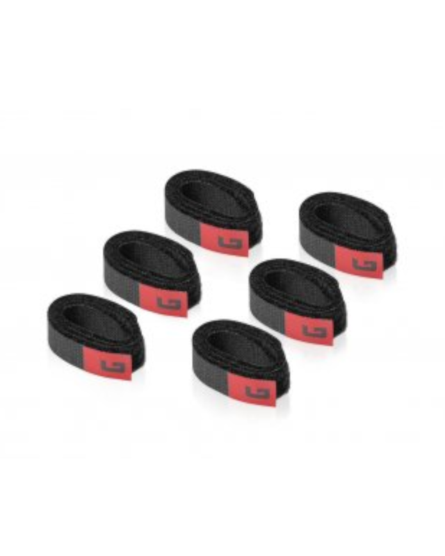 Gator Pack of Six (6) Cable Organization Hook-and-Loop Wraps