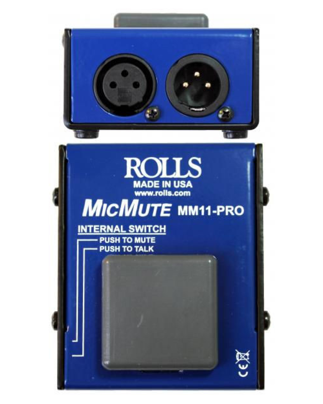 ROLLS MM11 PRO | Pro/Switchable Mic Mute