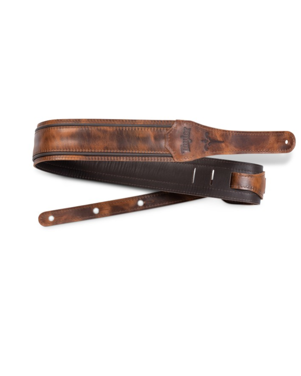 Taylor Fountain Strap, Leather, 2.5&quot;, Weathered Brn
