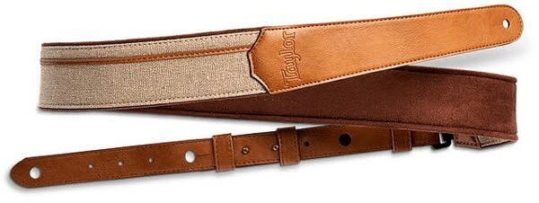 Taylor 2.5&quot; Vegan Leather Guitar Strap, Tan