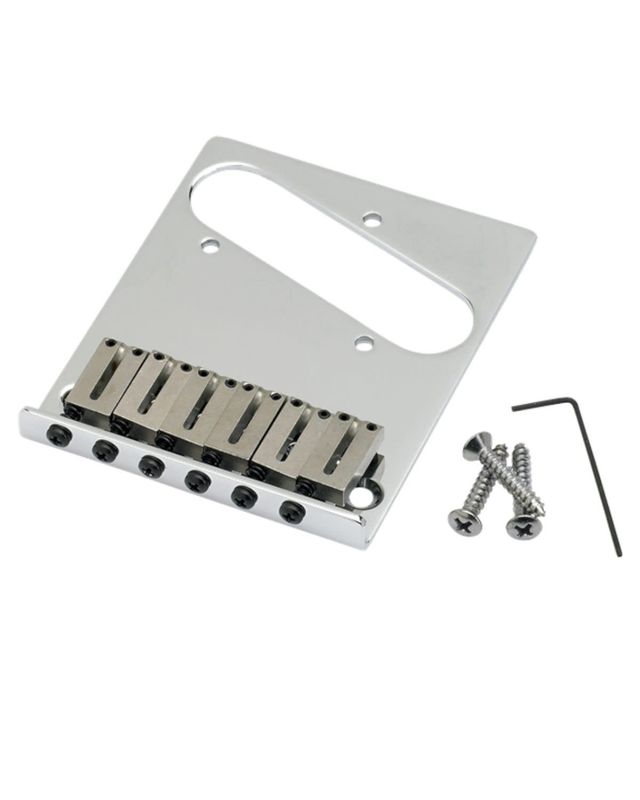 Fender  6-Saddle American Series Telecaster® Bridge Assembly (Chrome)