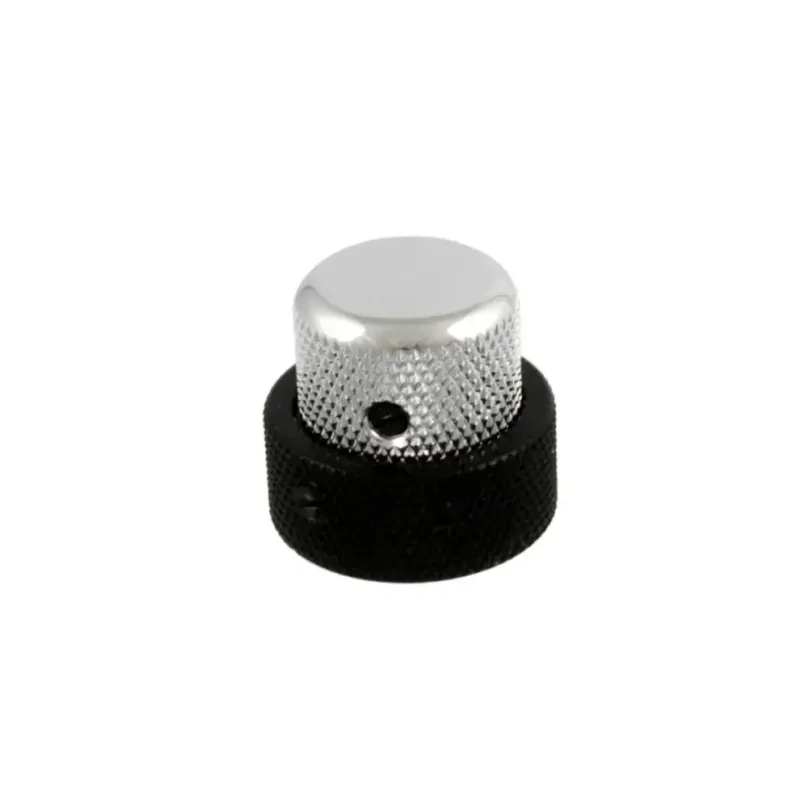 Allparts MK-3338-000 Black and Chrome Concentric Knob