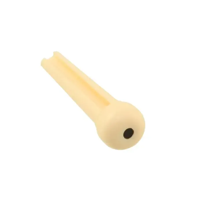 Allparts Plastic Dotted Bridge Pins Cream w/ black dot