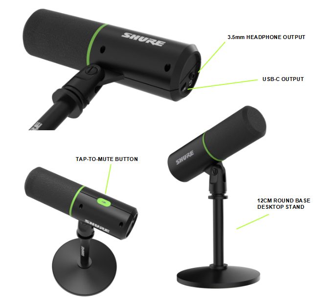 Shure MV6 USB Gaming Microphone