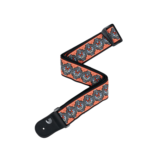 D&#39;Addario Eco Woven Guitar Strap, Orange