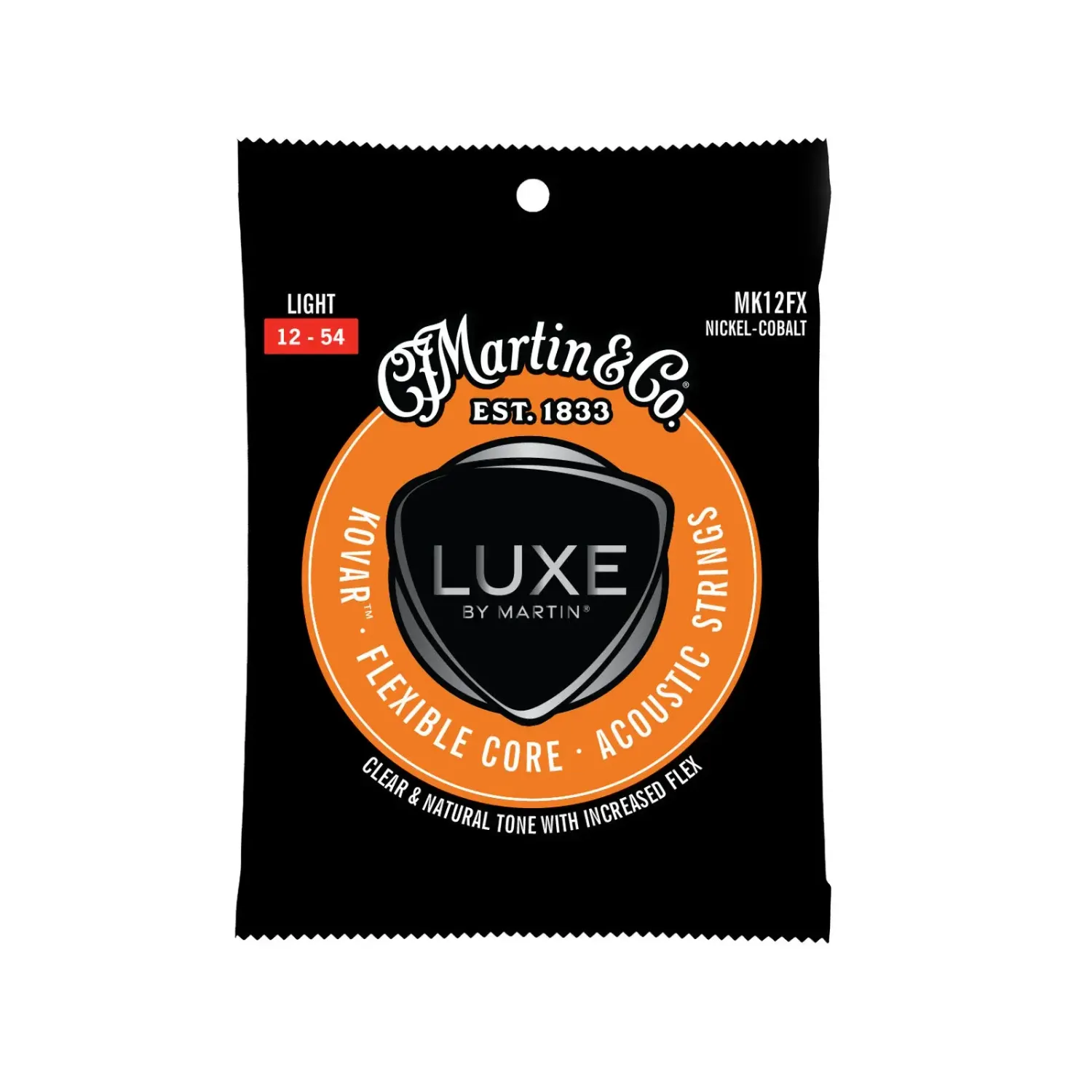Martin Luxe by Martin® Kovar™ Flexible Core Guitar Strings MK12FX 12-54