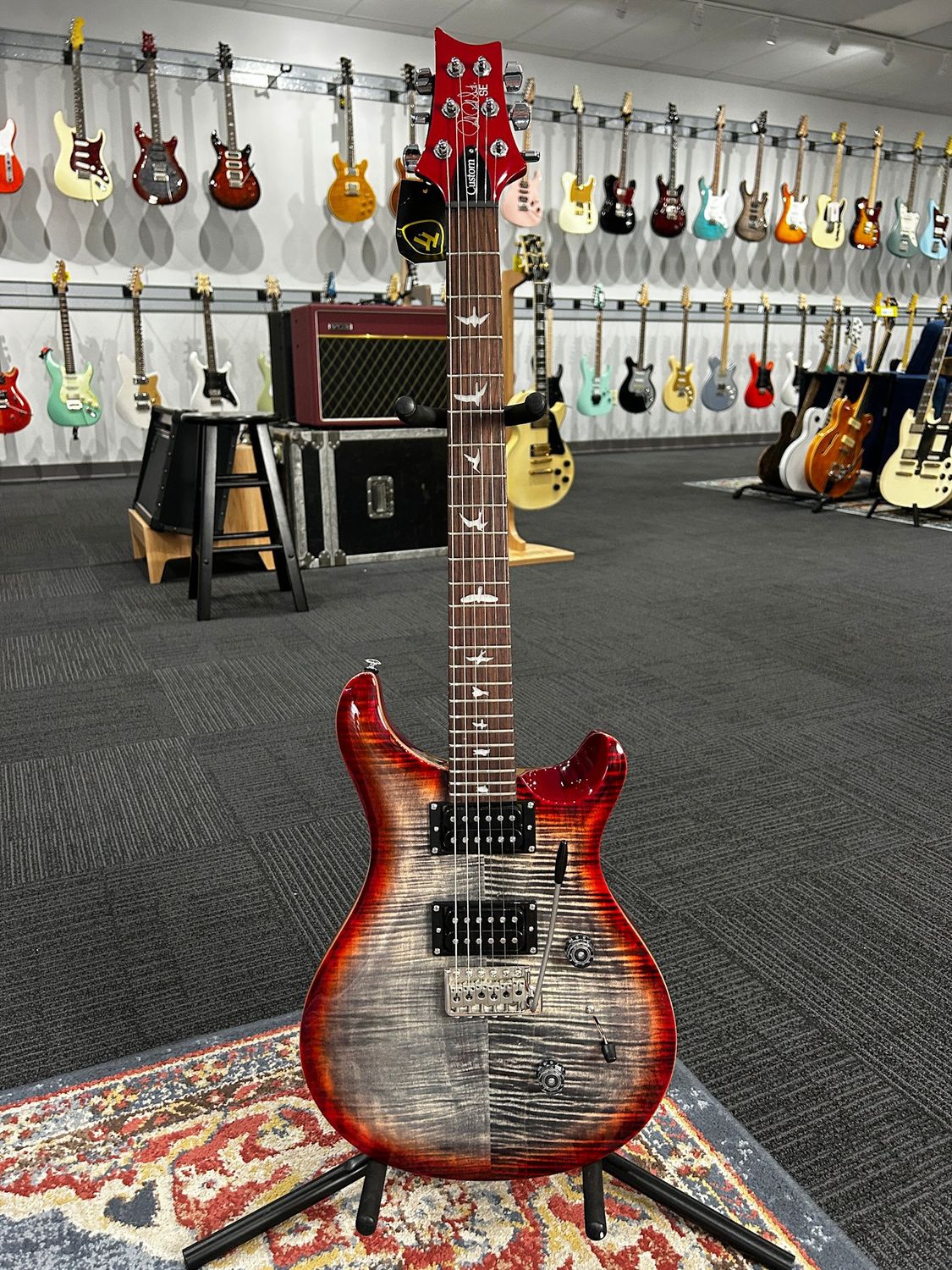 Paul Reed Smith SE Custom 24 Charcoal Cherry Burst