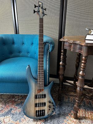 Ibanez SR600E Electric Bass Cosmic Blue Starburst Flat