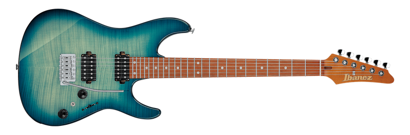 Ibanez AZ24S1F Electric Guitar Transparent Turquoise Burst
