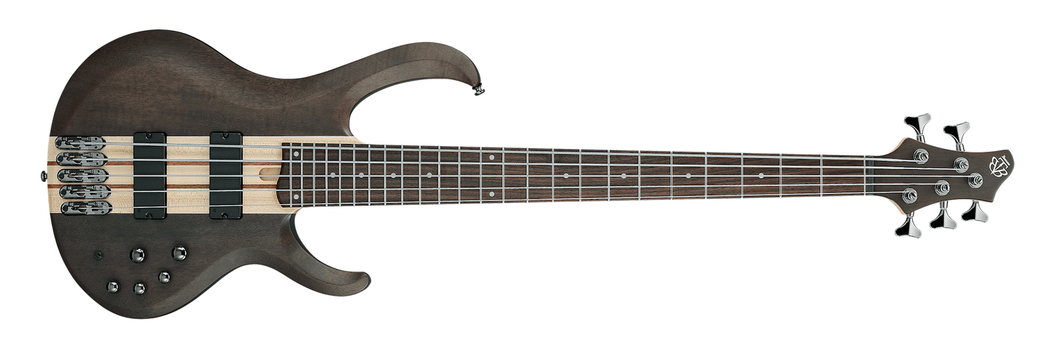 Ibanez BTB605 Electric 5 string Bass Transparent Gray Flat