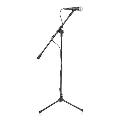 Gator Compact Fixed Boom Mic Stand with Tripod Base