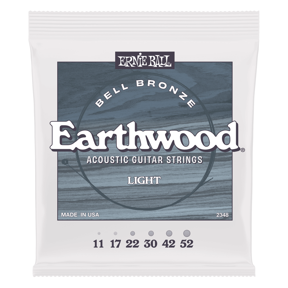 Ernie Ball Earthwood Bell Bronze Acoustic Strings 11-52 light
