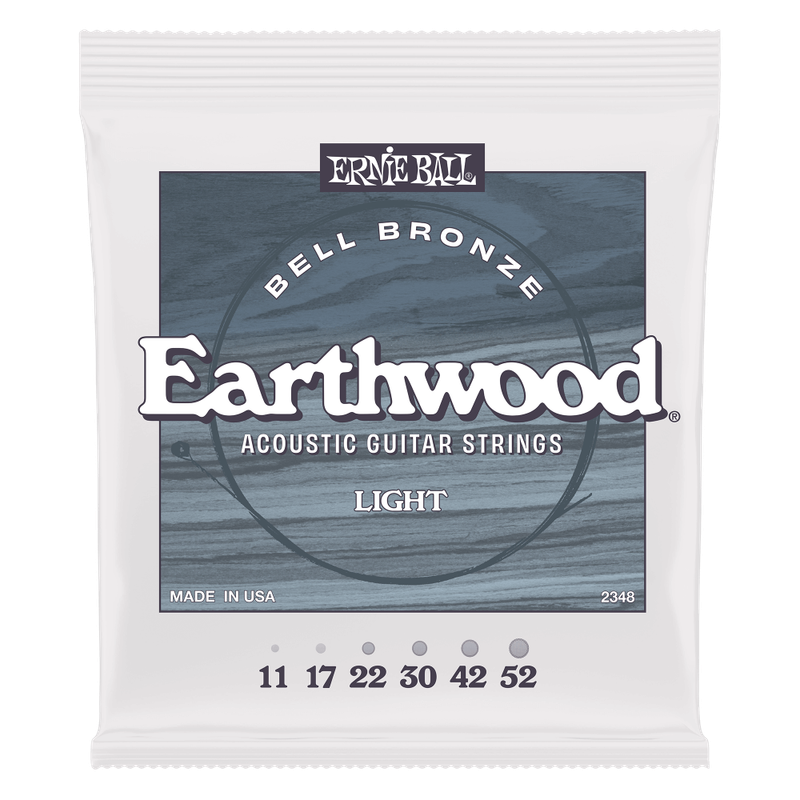 Ernie Ball Earthwood Bell Bronze Acoustic Strings 11-52 light