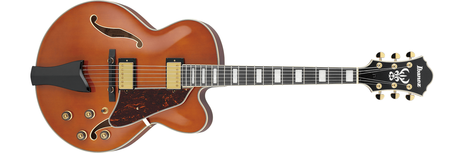 Ibanez AF95 Artcore Dark Amber hollow-body guitar