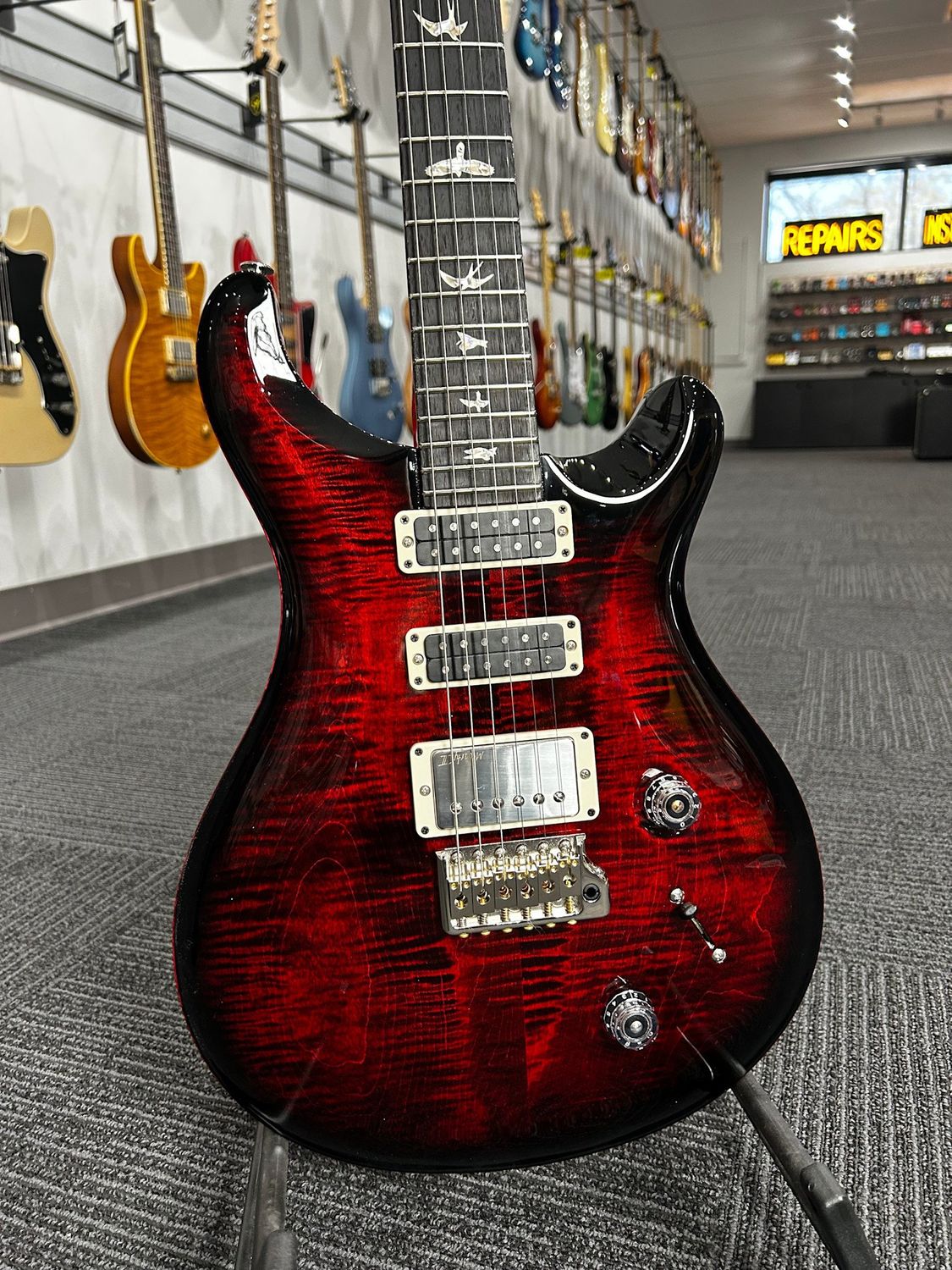 Paul Reed Smith Studio Fire Smokeburst