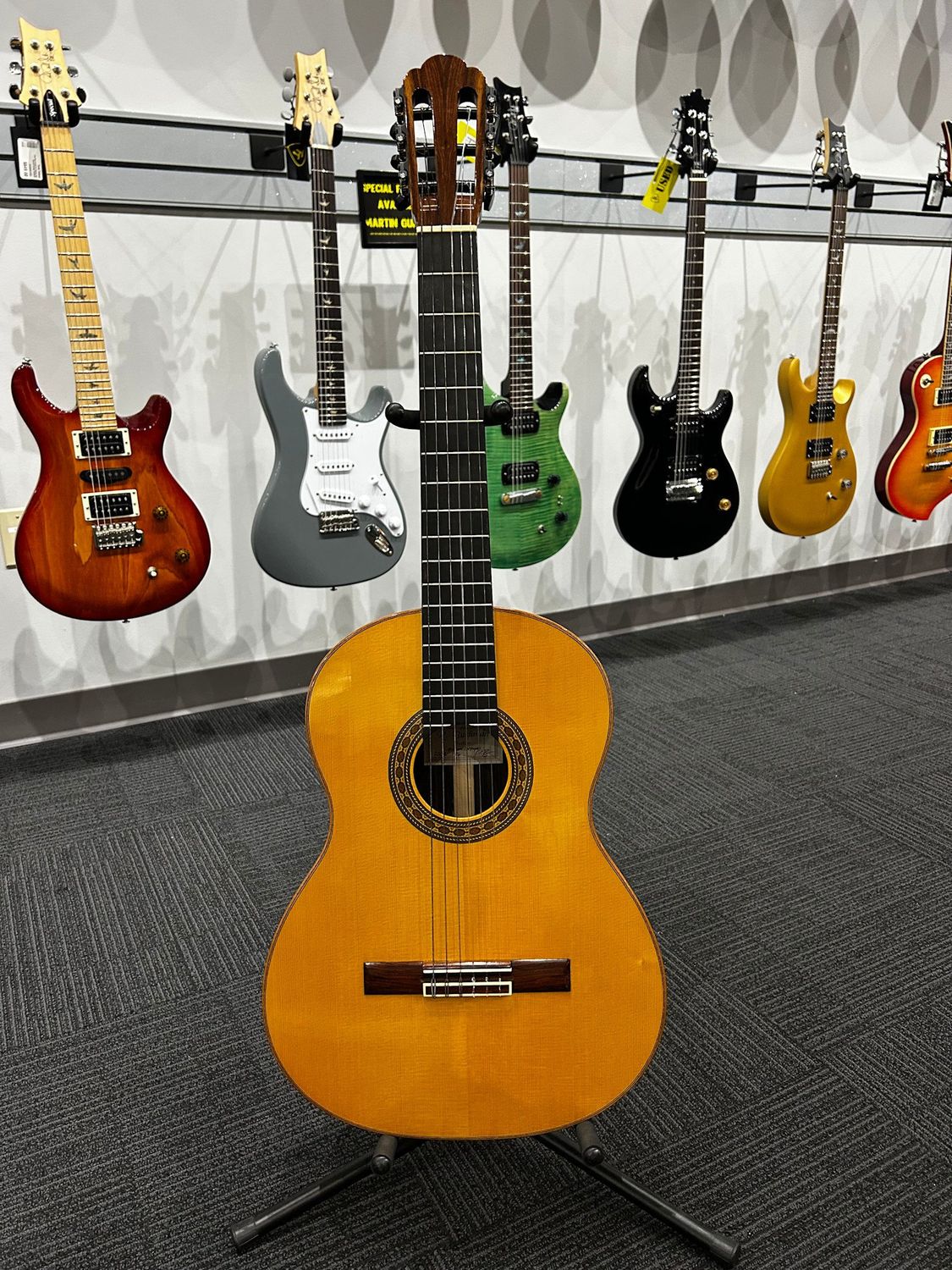 Used Ron Bushman Classical Guitar w/case