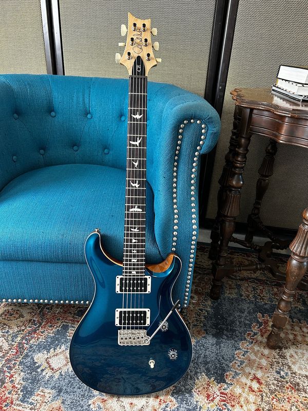 Paul Reed Smith CE24 Sprayers Choice Sapphire Sparkle Natural Back