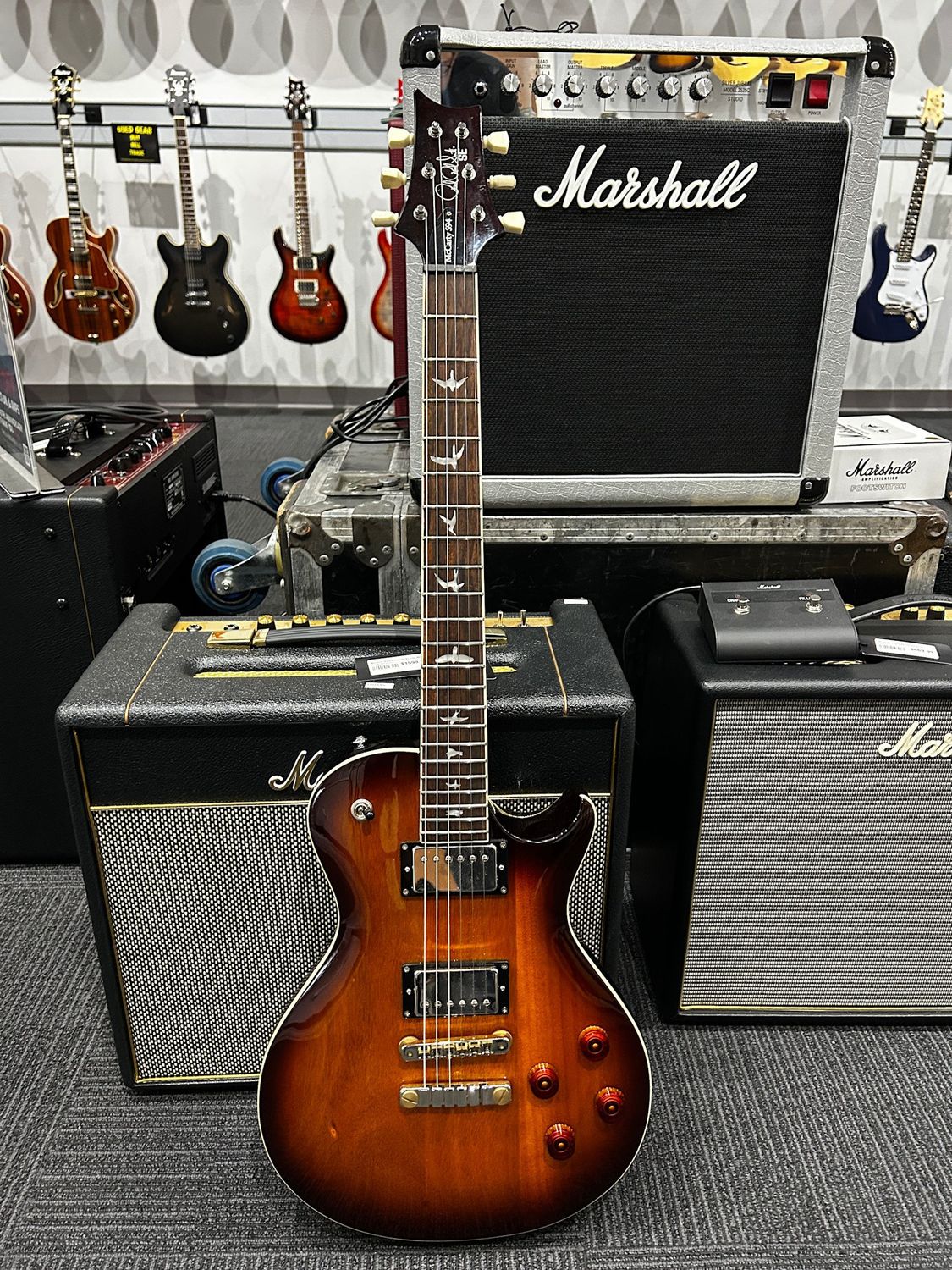Used Paul reed Smith SE McCarty 594 tobacco w/bag