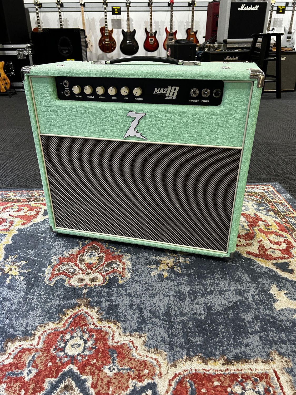 Used Dr. Z Maz 18 JR NR Guitar Combo Seafoam