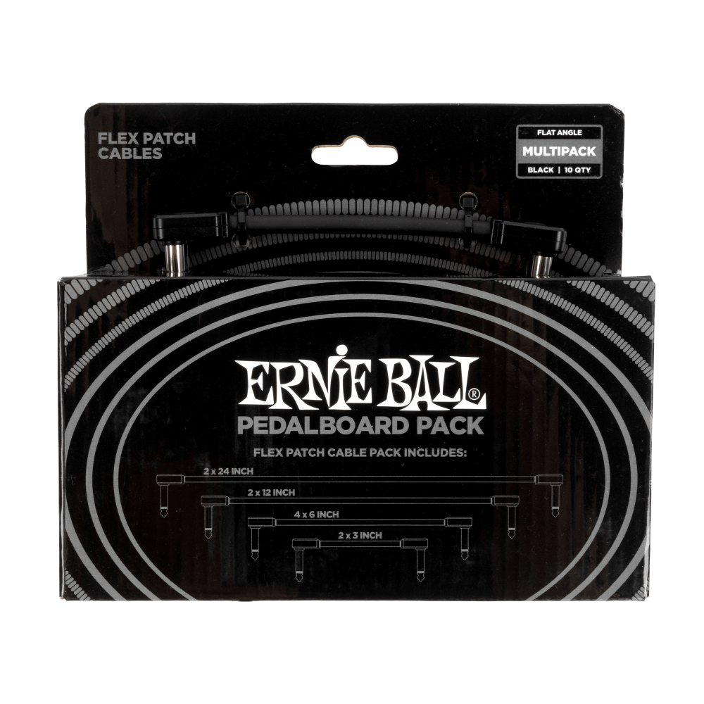 Ernie Ball Flex Patch Pedalboard Multi-Pack Black