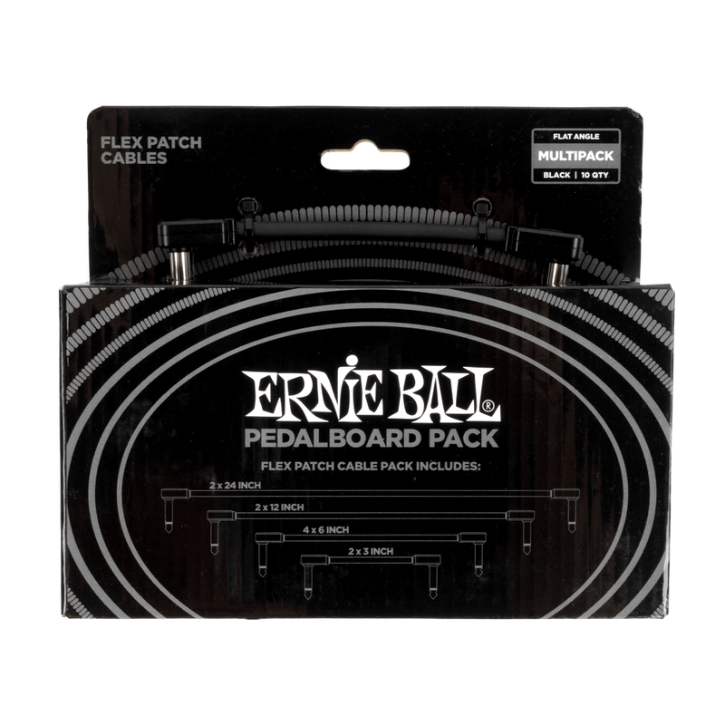 Ernie Ball Flex Patch Pedalboard Multi-Pack Black