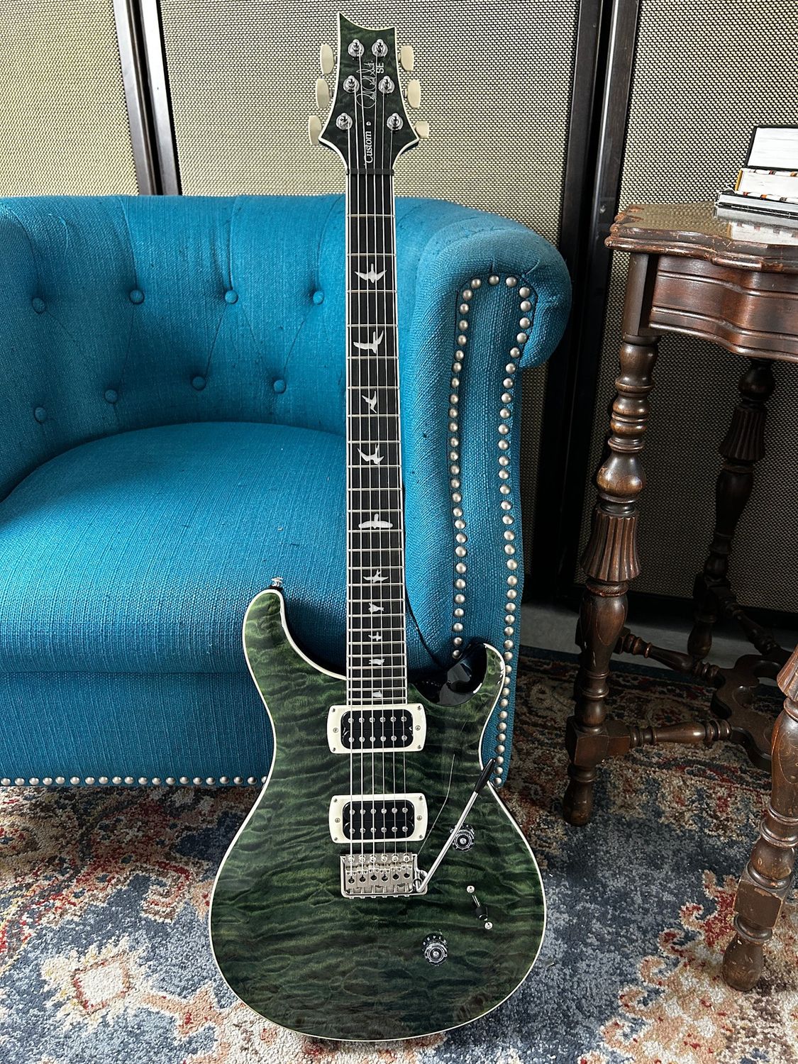 Paul Reed Smith SE Custom 24 Quilt Black Teal