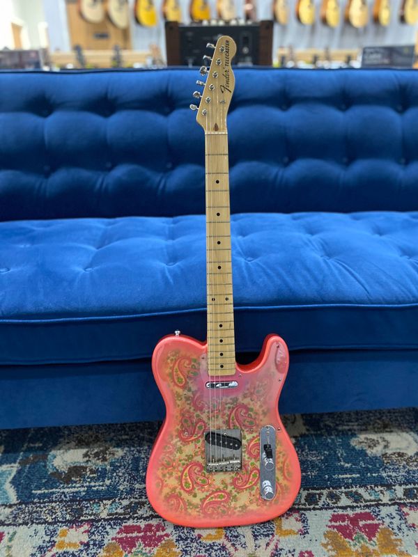 Used Fender CIJ Telecaster Pink Paisley w/ gig bag