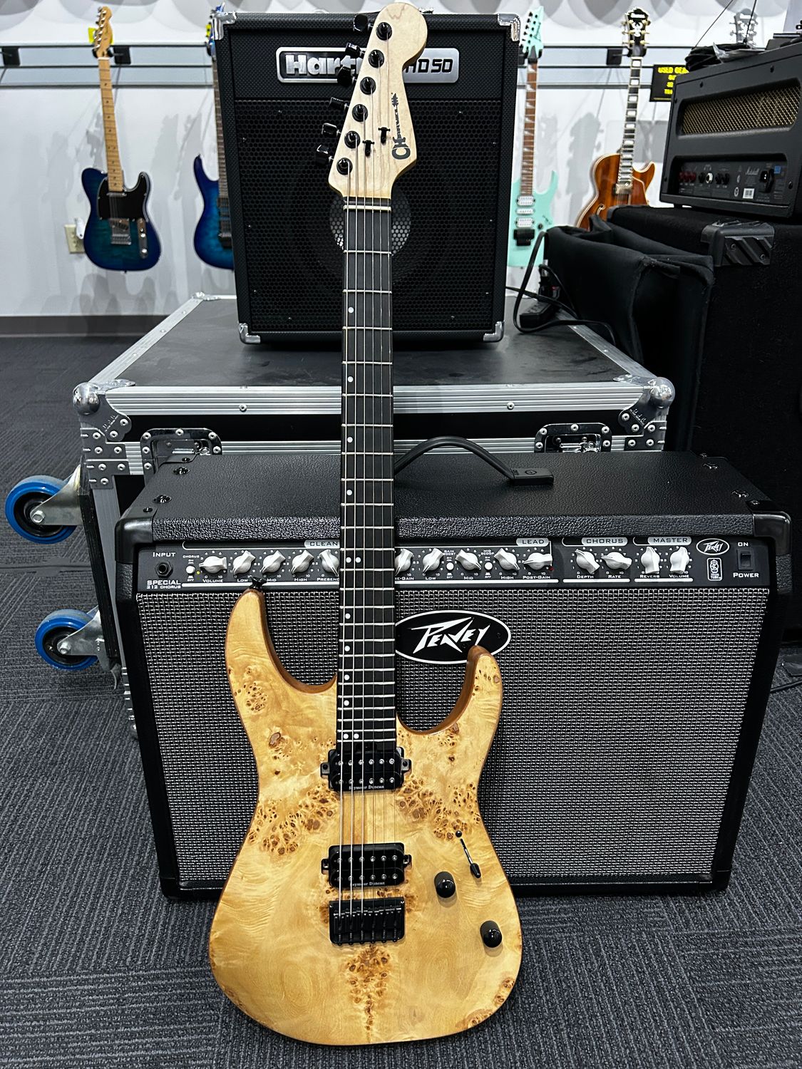 Used Charvel Pro-Mod DK24 HH Desert Sand w/case