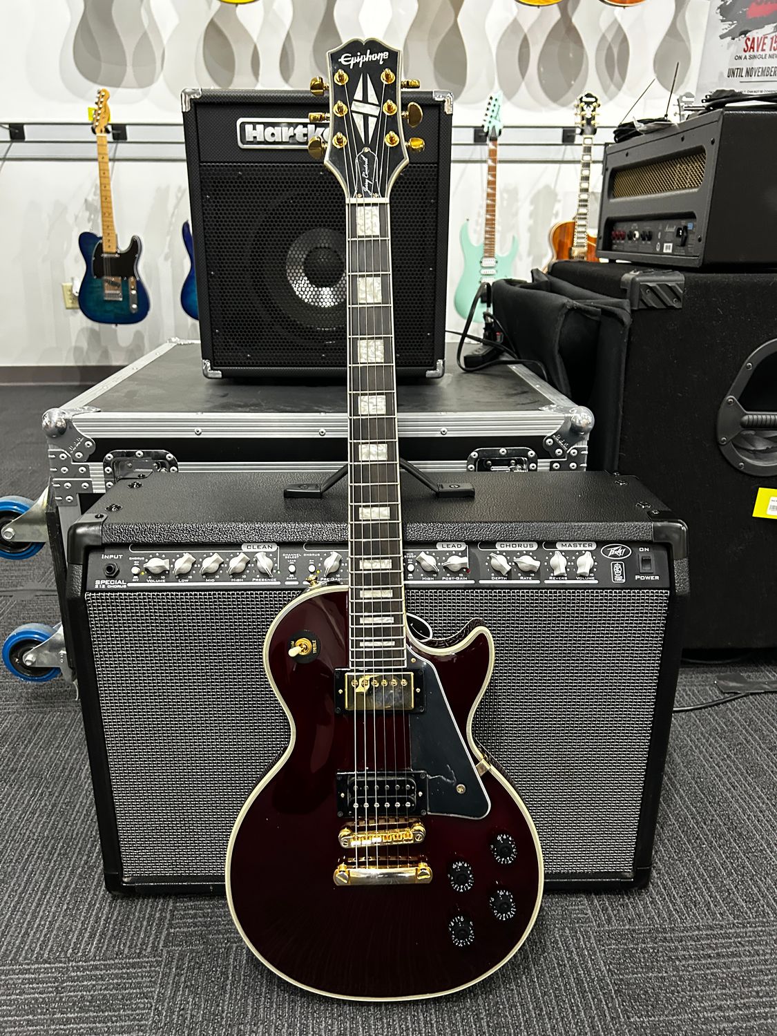 Used Epiphone Jerry Cantrell &quot;Wino&quot; Les Paul Electric Guitar w/case