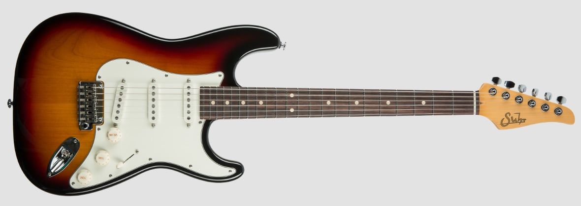 Suhr Classic S 3 Tone Burst SSS Rosewood