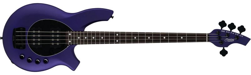 Sterling by Music Man Bongo Firemist Purple Satin 4 string bass