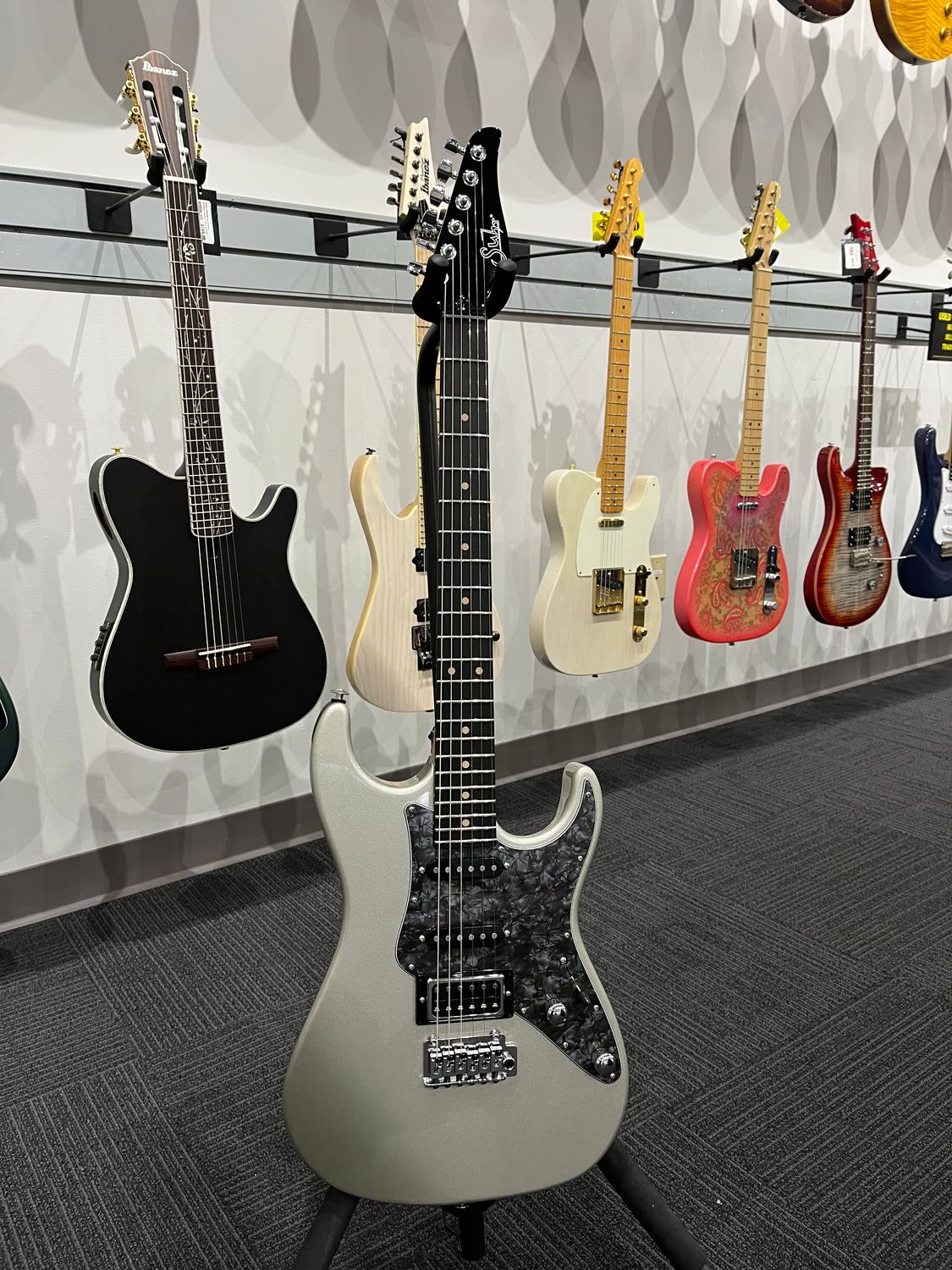 Suhr Pete Thorn Standard HSS Inca Silver Electric Guitar