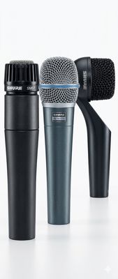 Shure Instrument Mics: SM57 vs. Beta 57 vs Nexadyne 5