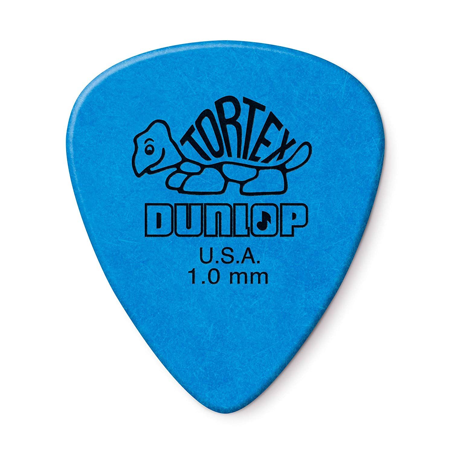 Dunlop 418P1.0 Tortex Standard 1.0mm Blue Guitar Picks 12-Pack