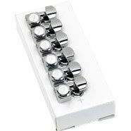 Fender Locking Stratocaster®/Telecaster® Staggered Tuning Machines (Polished Chrome) (6)