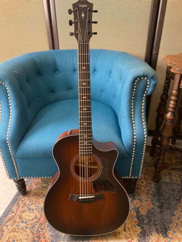 Taylor 324ce V-Class Bracing Acoustic/Electric Guitar Shaded Edge Burst