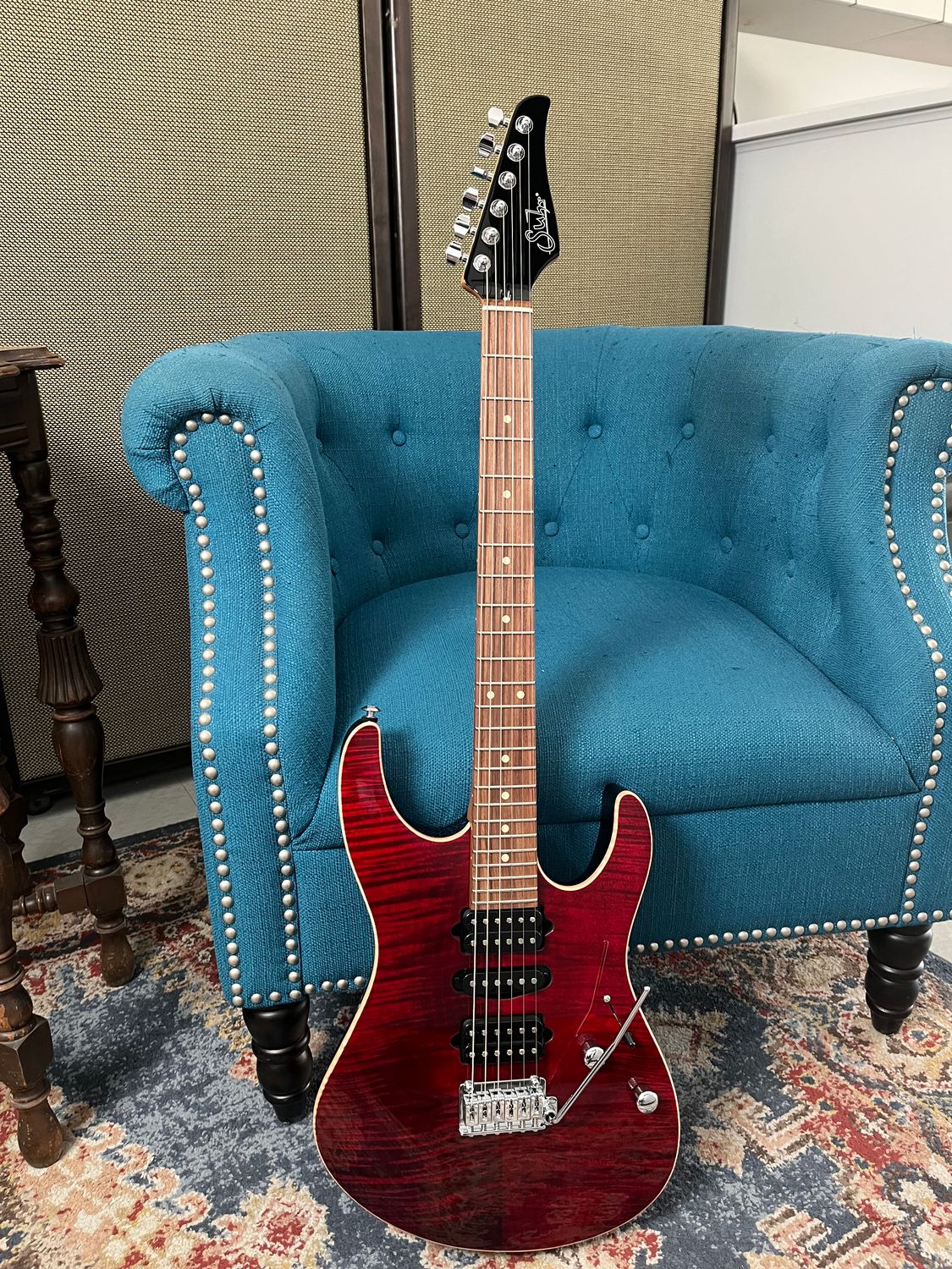 Suhr Modern Plus Chili Pepper Red Pau Fero