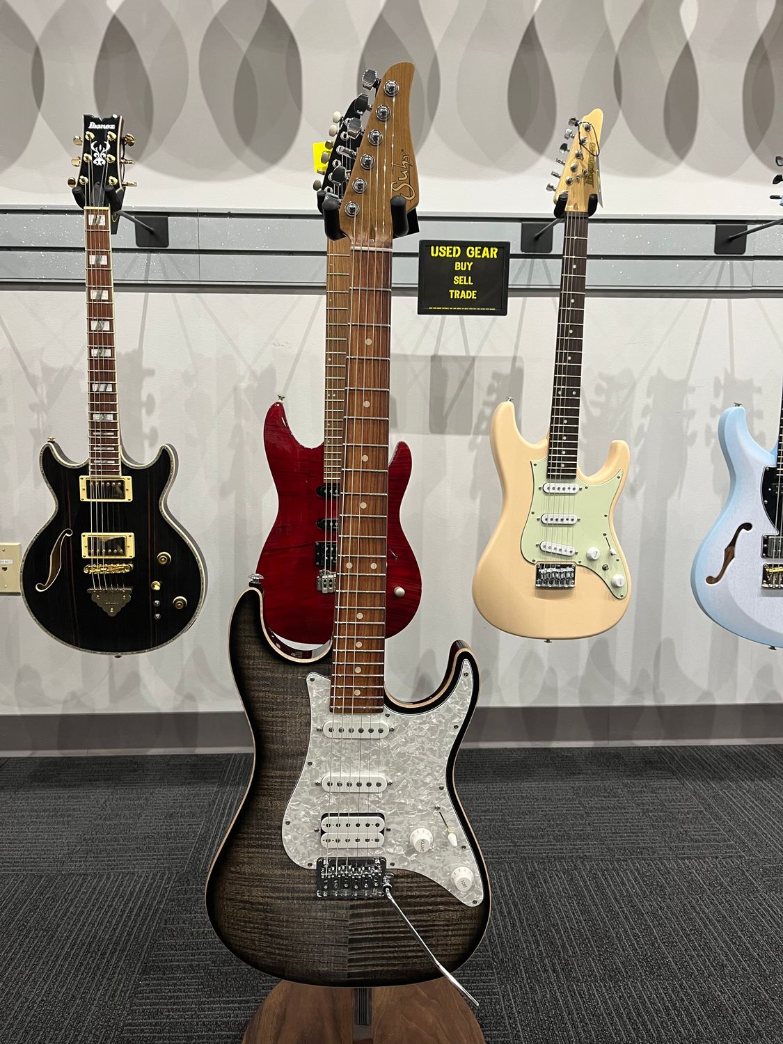 Suhr Standard Plus Trans Charcoal Burst Pau Ferro