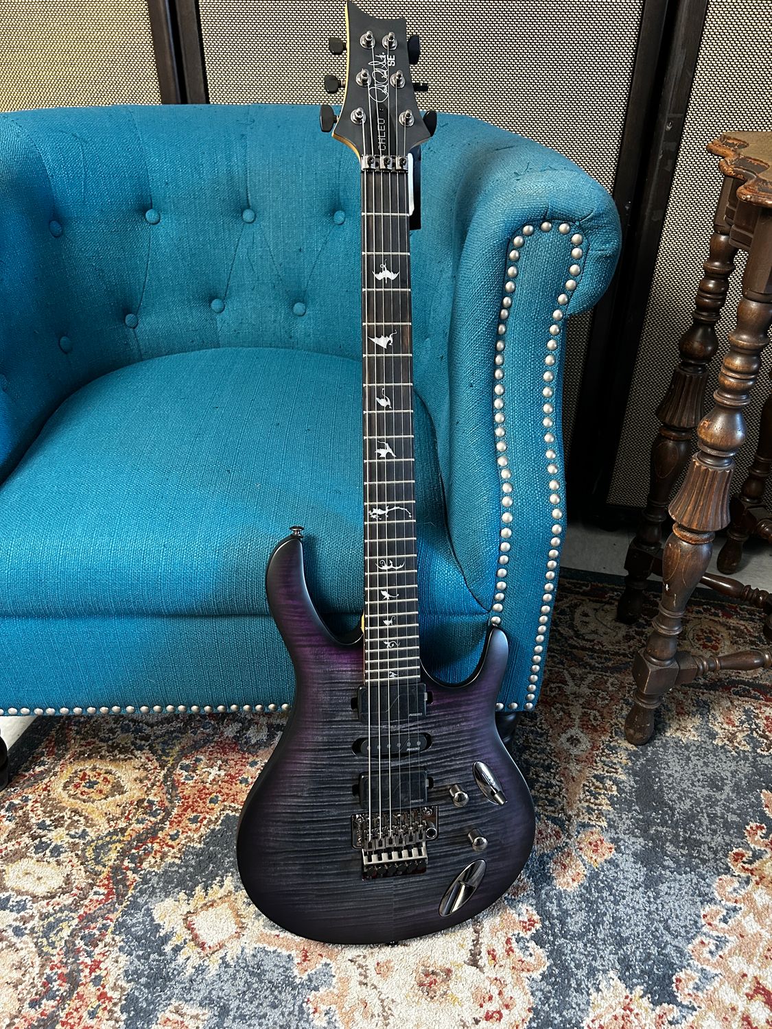 Paul Reed Smith SE Chleo Charcoal Purple Busrt