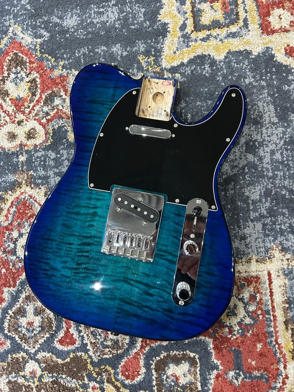 Used Fender Player Telecaster Mexico - Blue Burst loaded body