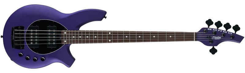 Sterling by Music Man Bongo Firemist Purple Satin 5 string bass