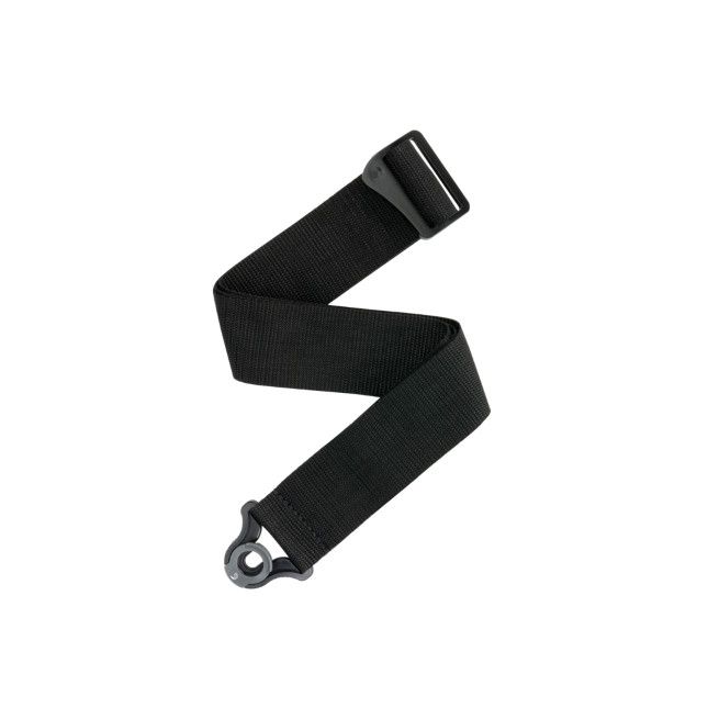 D'Addario Auto Lock Polypro Guitar Strap, Black